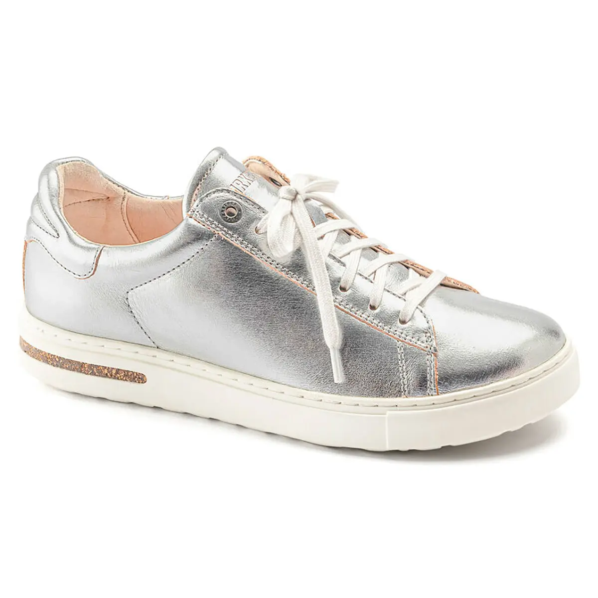 Contemporary Birkenstock Bend Low Leather Silver Sneakers Elite