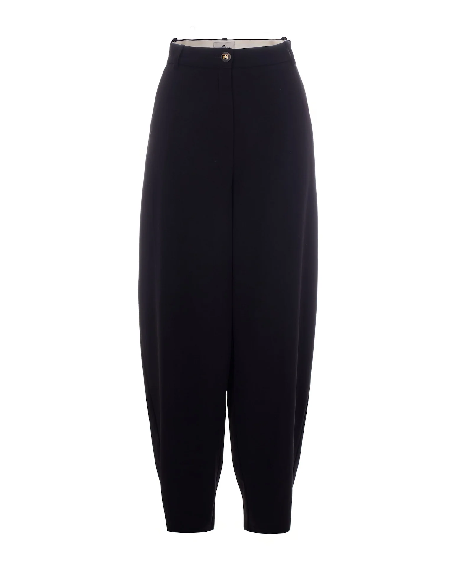 Smooth Trousers in Lightweight Crepe Black Premium Material