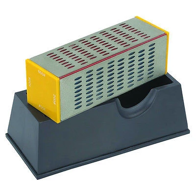 Solid 4 Way Diamond Blade Sharpening Block Trendy