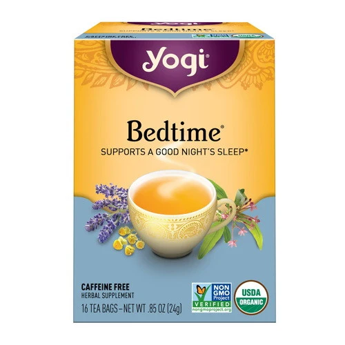 Certified Yogi Bedtime Natural Herbal Supplement Tea Bags - 16 Ea Trendy