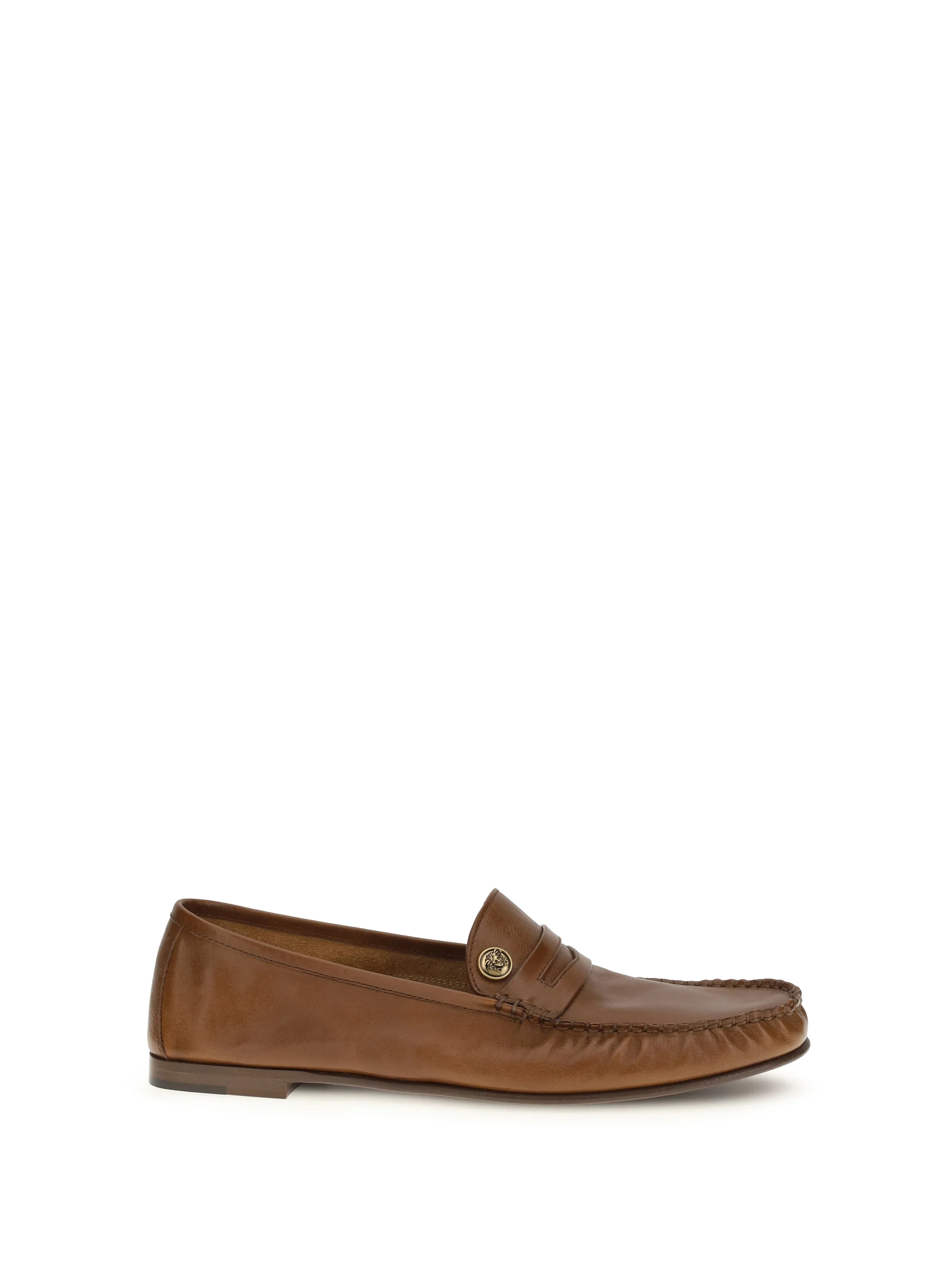 Superior Leather Loafers Rovere-Gold World-Class