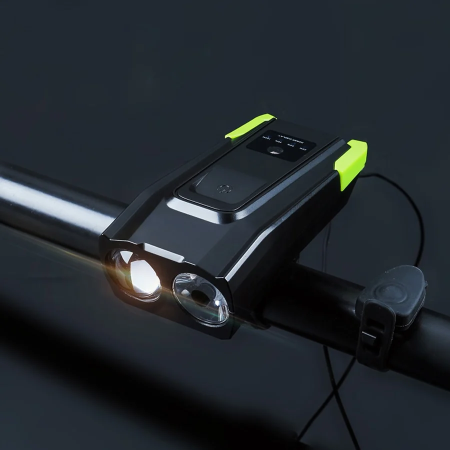 User-Friendly LED Bike Headlights 4000mAH Environmentally Friendly
