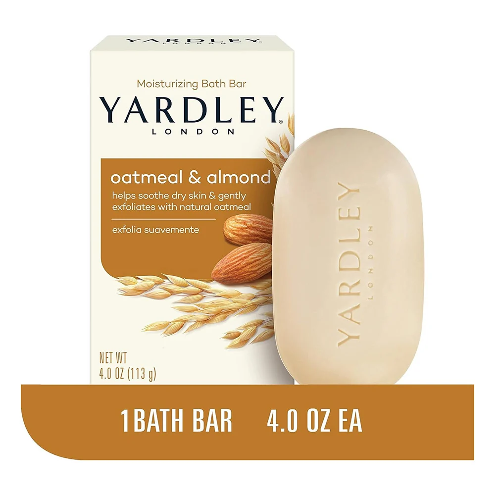Fashionable Yardley London Moisturizing Soap Natural Oatmeal And Almond 4.25 Oz 4 Ea Sophisticated