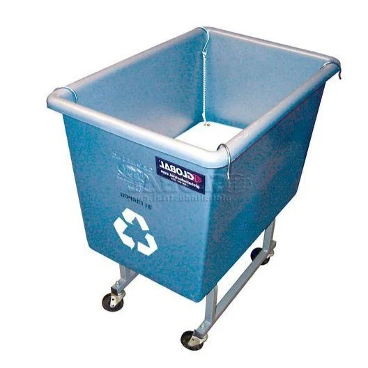 Crafted Large Wheeled Trash Recycling Garbage Container Waste Bin Relaxed