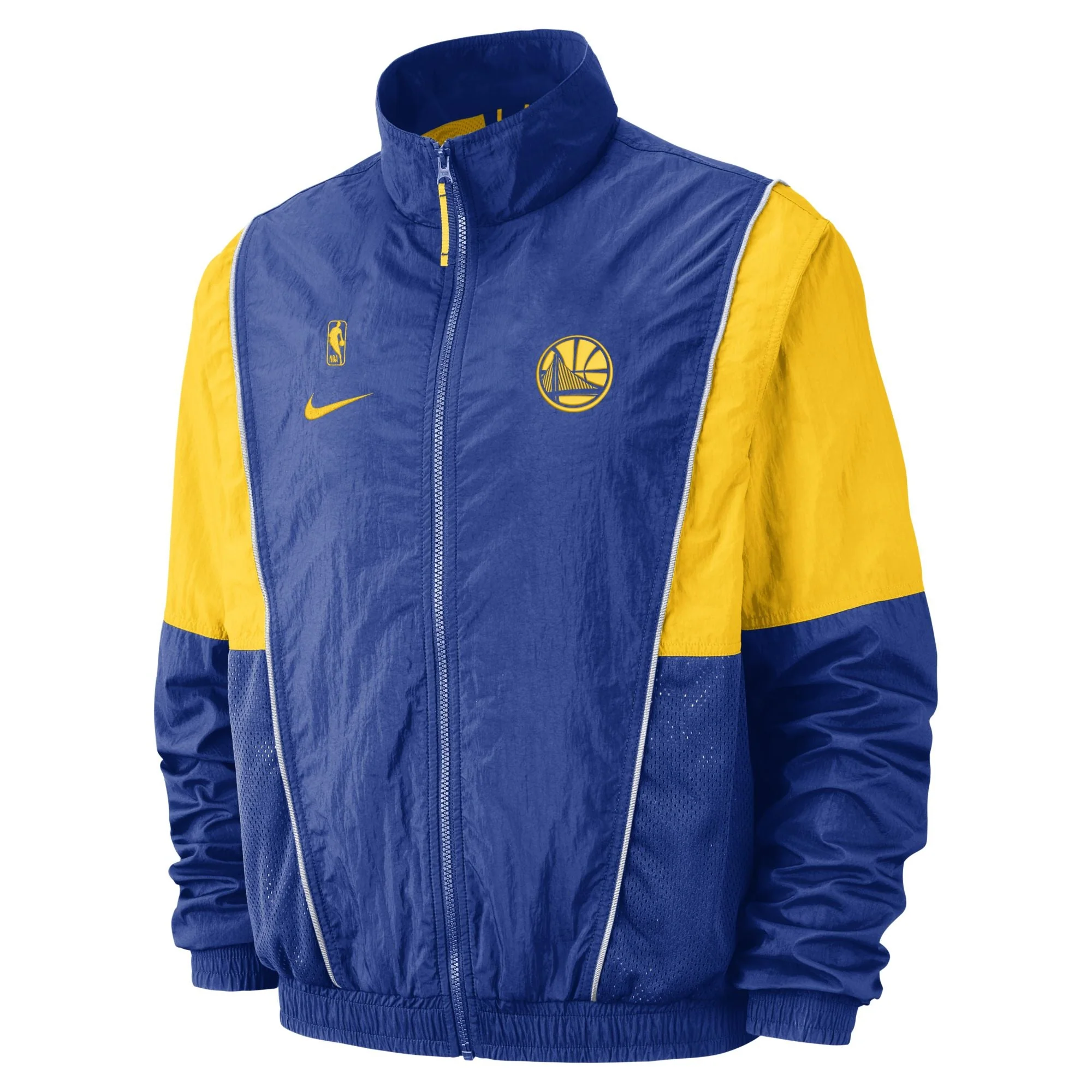 Selected Nike Men's NBA Golden State Warriors Courtside Jacket Functional
