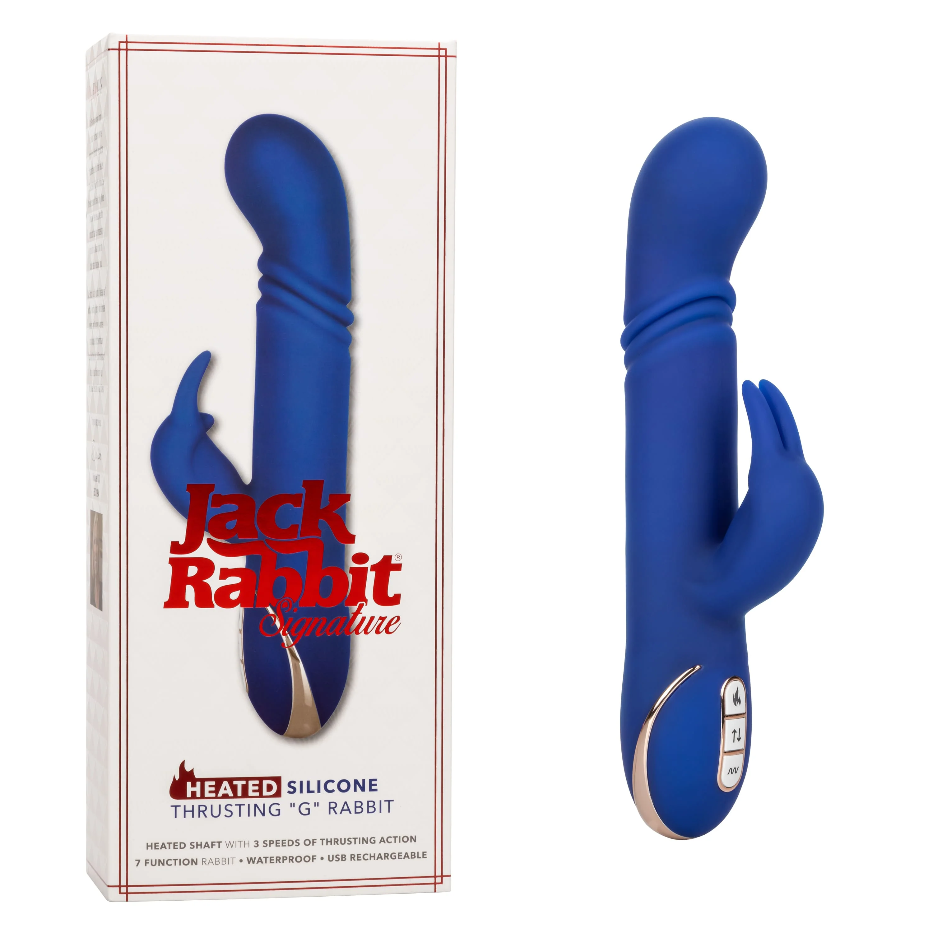 Modern CalExotics Jack Rabbit Signature Heated Silicone Thrusting G Rabbit Environmentally Friendly