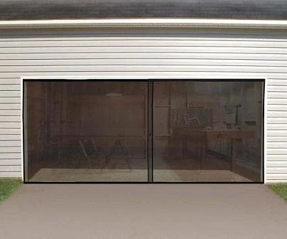 World-Class Bug Screen For Double Sized Garage Door Enhanced