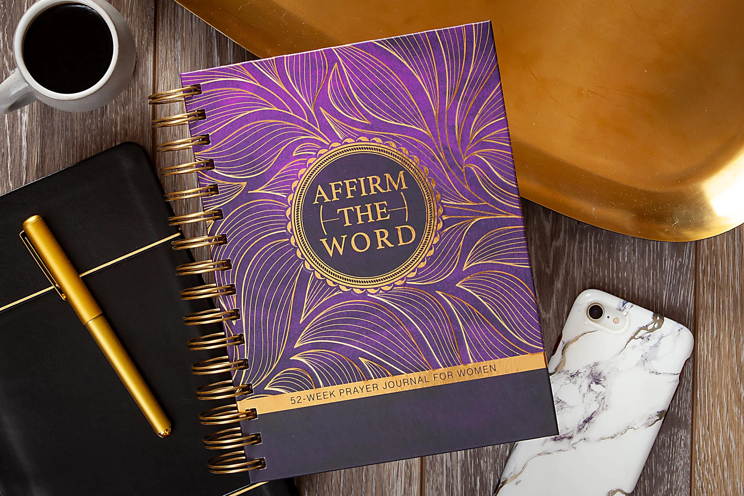 Versatile Affirm the Word Weekly Prayer Journal Natural