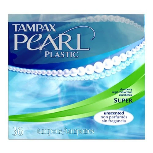 Enhanced Tampax Pearl With Plastic Super Absorbency Tampons Applicator Unscented - 36 Ea Relaxed