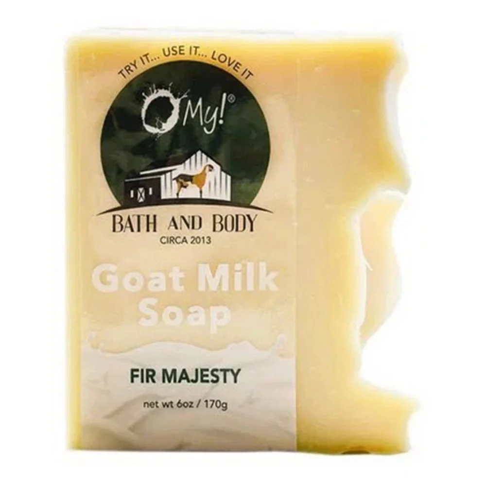 Professional O My Bath and Body Goat Milk Soap Bar Fir Majesty 6Oz 170g Versatile