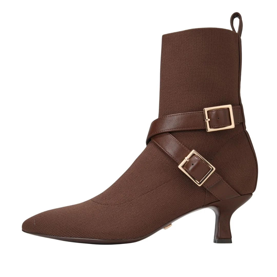 Top-Quality Alma Booties Brown User-Friendly