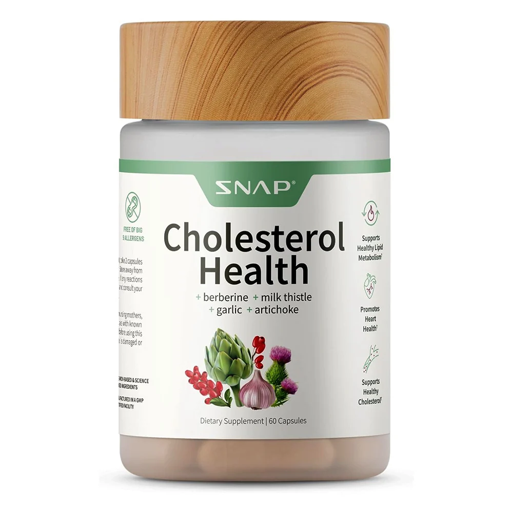 Comfortable Snap Supplements Cholesterol Health Dietary Supplement Natural Heart Health 60Ea Stylish