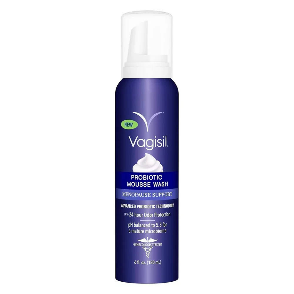 Consistent Vagisil Probiotic Mousse Wash for pH Balanced Gentle Intimate Cleansing and Freshness 6Oz 180ml Smart