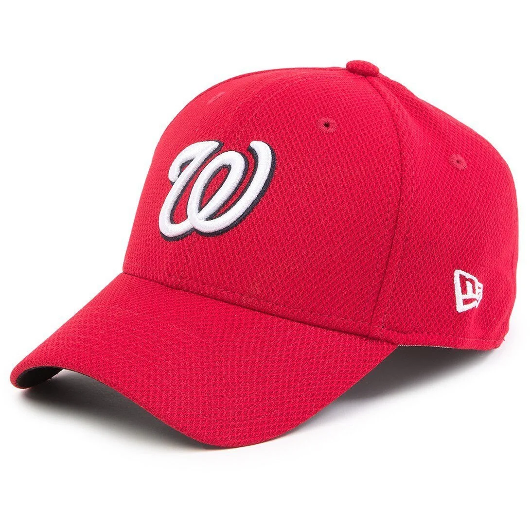 Eco-Friendly New Era Men's MLB Diamond Era Classic 39Thirty Stretch Cap Washington Nationals Minimalist