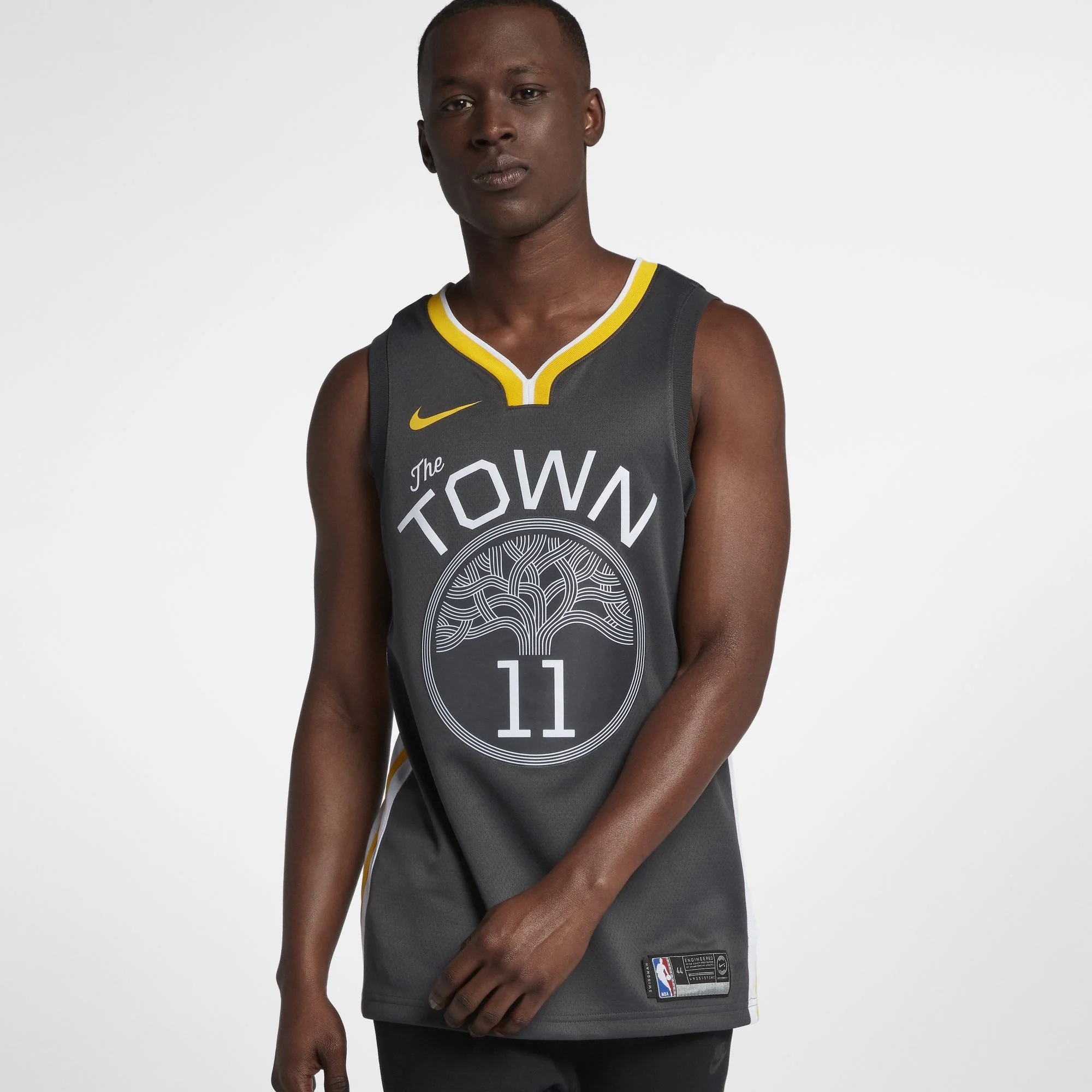 Verified Nike Men's NBA Gs Warriors Klay Thompson Swingman Jersey Statement Edition Jerseys Artisan