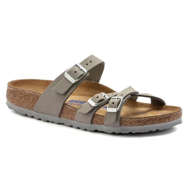 User-Friendly Birkenstock Unisex Franca Nubuck Leather SFB Dove Gray Easy-to-Use