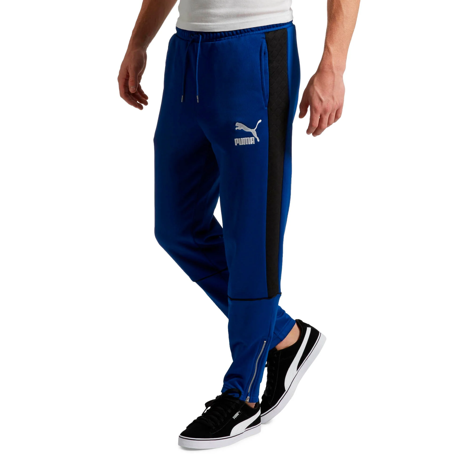 Eco-Friendly Puma Men's Retro Quilted Pants Breathable