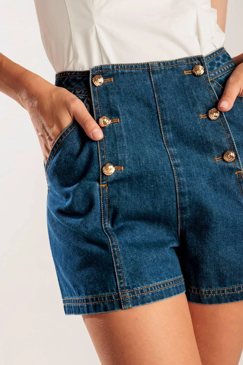 Verified Drive-in Movie Denim Short Elite