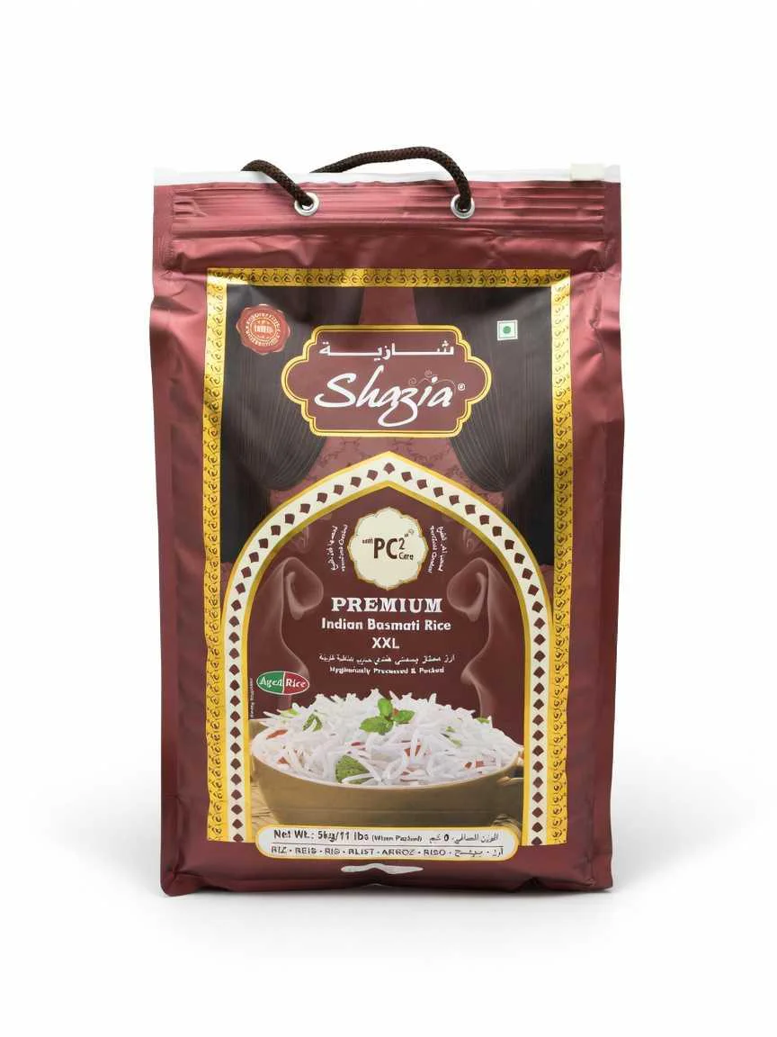 World-Class Shazia Basmati Rice XXL Extra Long 5 kg India Long-Lasting