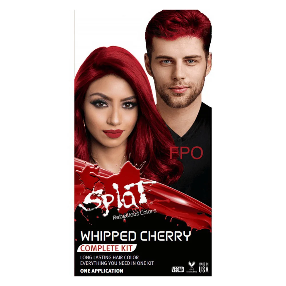 Versatile Splat Semi Permanent Hair Dye with Bleach Complete Kit Whipped Cherry 1 Ea Efficient