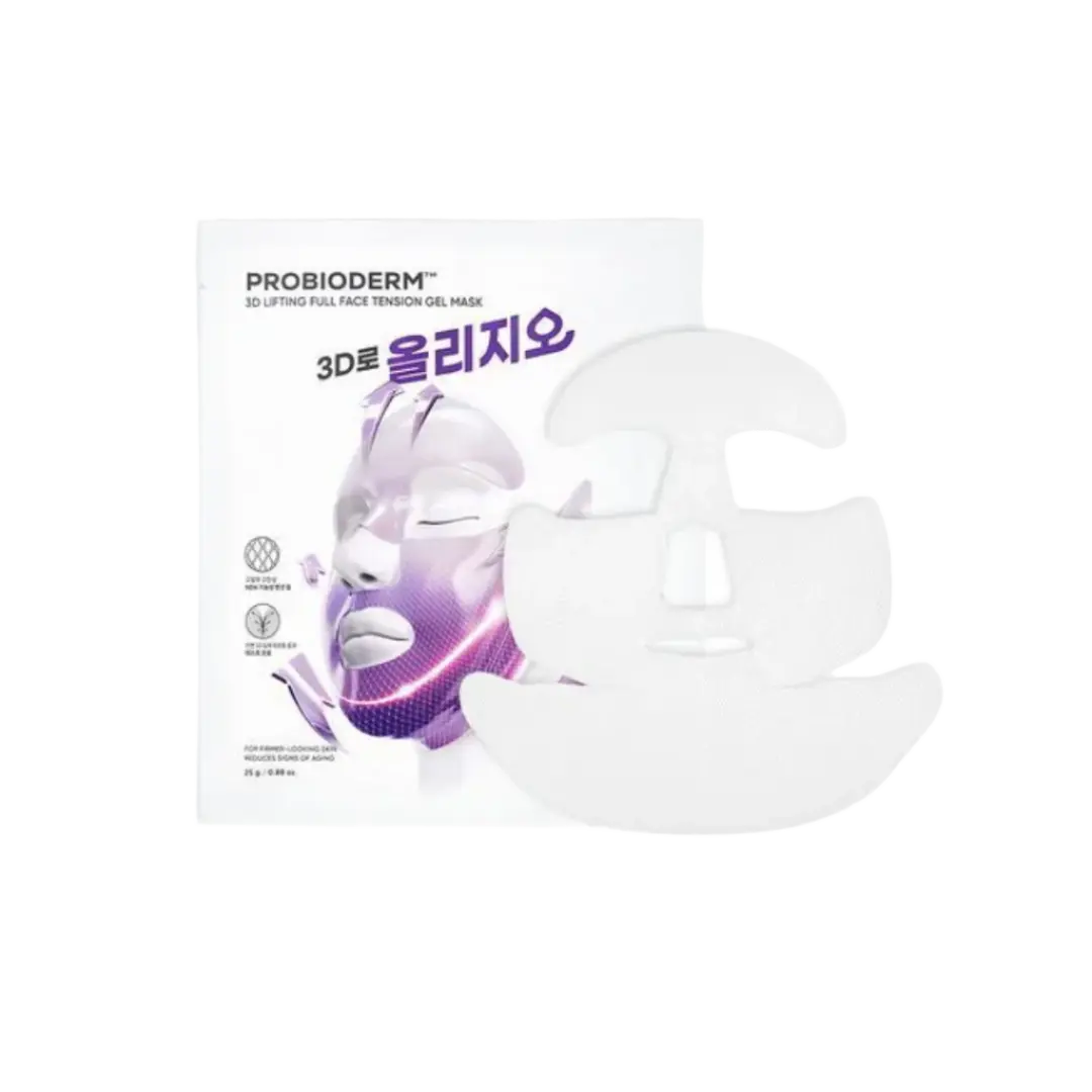 Dependable BIOHEAL BOH Probioderm 3D Lifting Full Face Tension Gel Mask Sheet Proven