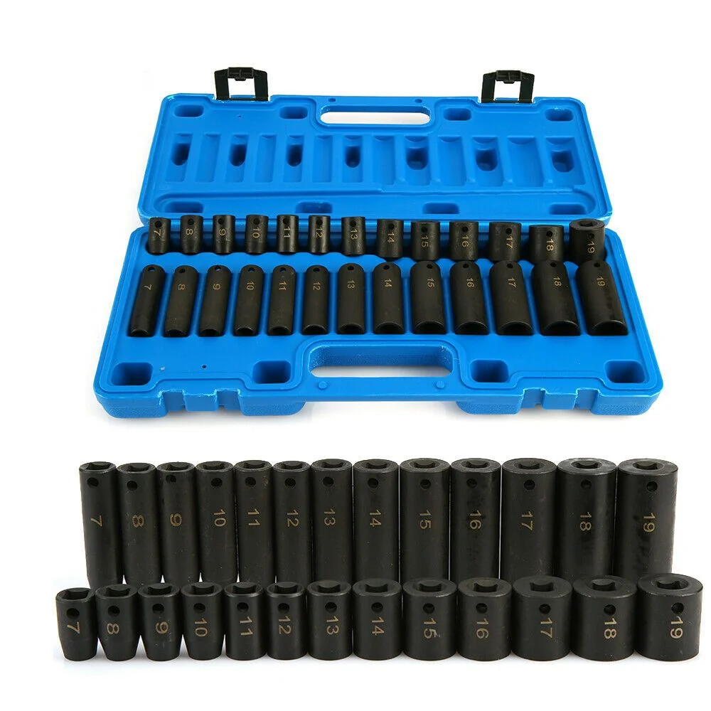 Breathable 6 Point Wrench Metric Impact Socket Set 3 8 User-Friendly