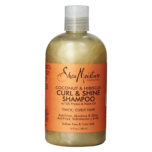 Effective Shea Moisture Curl And Shine Shampoo With Coconut And Hibiscus - 13 Oz Unique