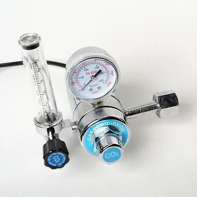 High-Quality Electric CO2 Argon Gas Flowmeter Gauge Flow Meter Gage for Welder Regulator Co 2 Reliable