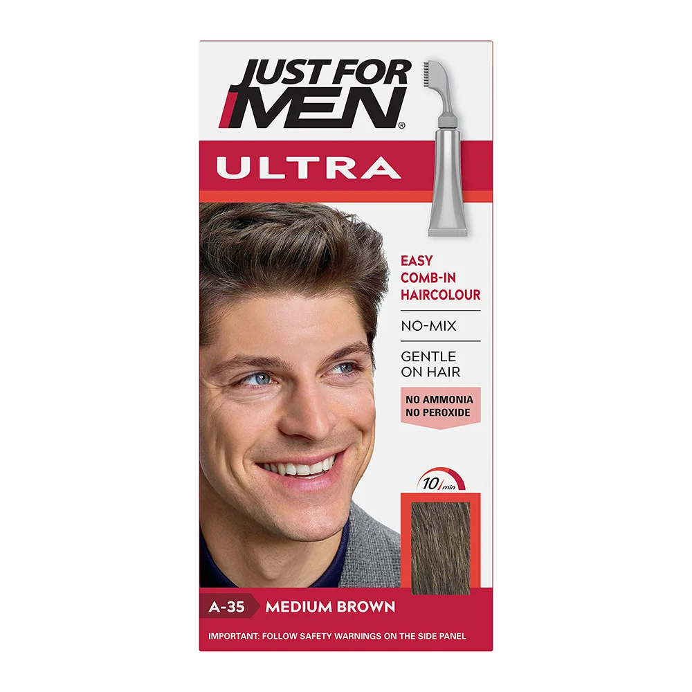 Traditional Just For Men Autostop Hair Color Medium Brown - Kit Artisan