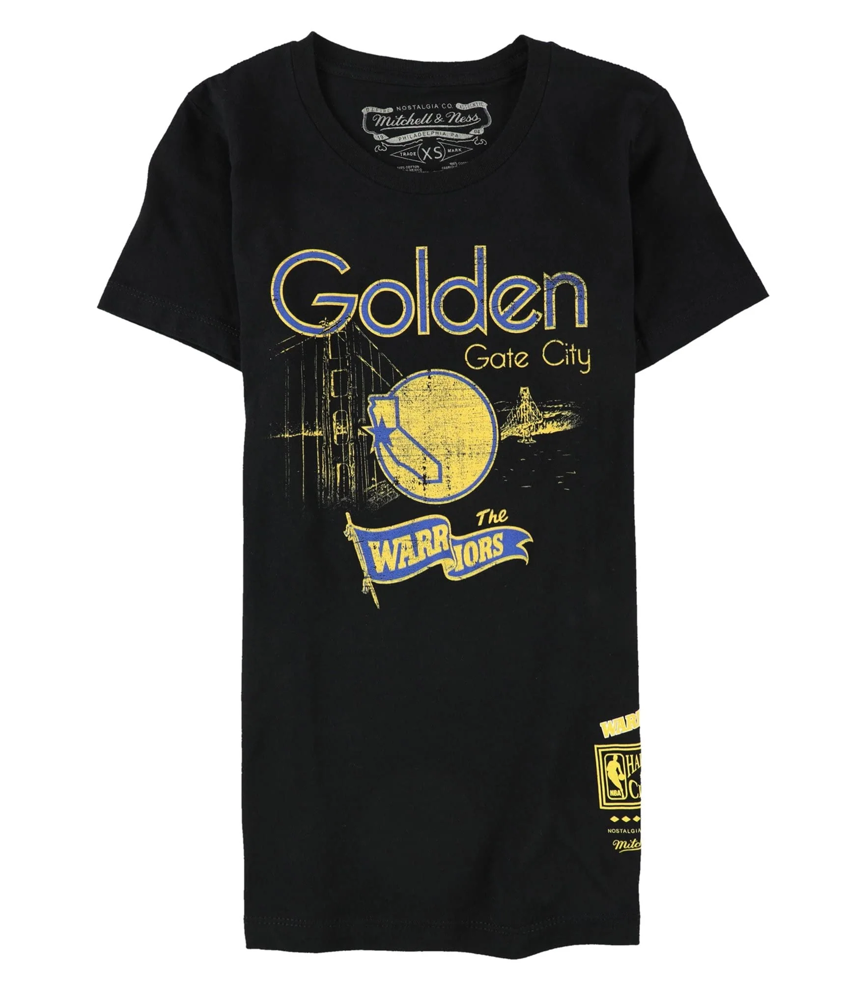 World-Class Mitchell Ness Women's NBA Golden State Warriors Wogate City Ss Tee Reliable