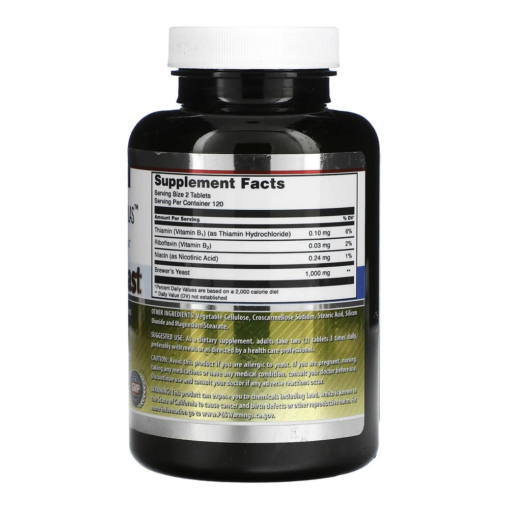 Consistent Nutrition Formulas Nutrition Brewers Yeast 7.5 Grain 500Mg Capsule 240 Ea Selected