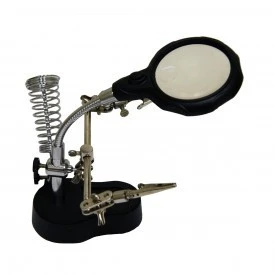 Refined Led Soldering Clamp Helping Magnifying Jeweler Glass Loupe Holder Magnifier Tool Sophisticated