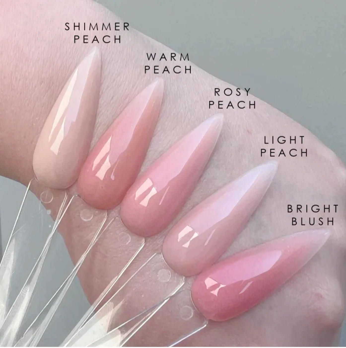 Sustainable LIGHT PEACH Premium Acrylic Powder Healthy