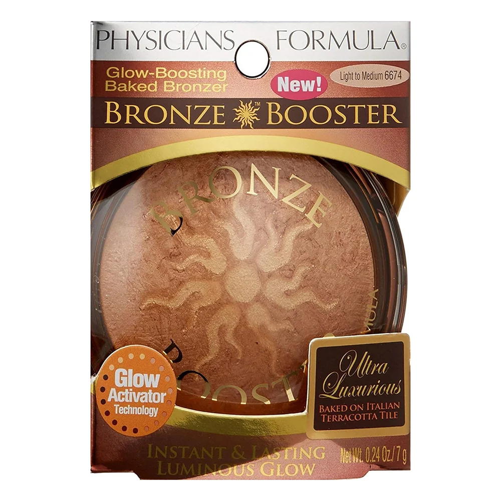 Carefully Designed Physicians Formula Glow Boosting Baked Bronzer Instant and Lasting Luminous Glow 1 Ea Solid