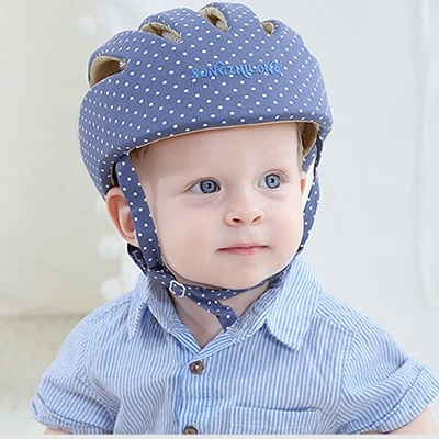Durable Heavy Duty Baby Flat Head Protector Helmet Casual