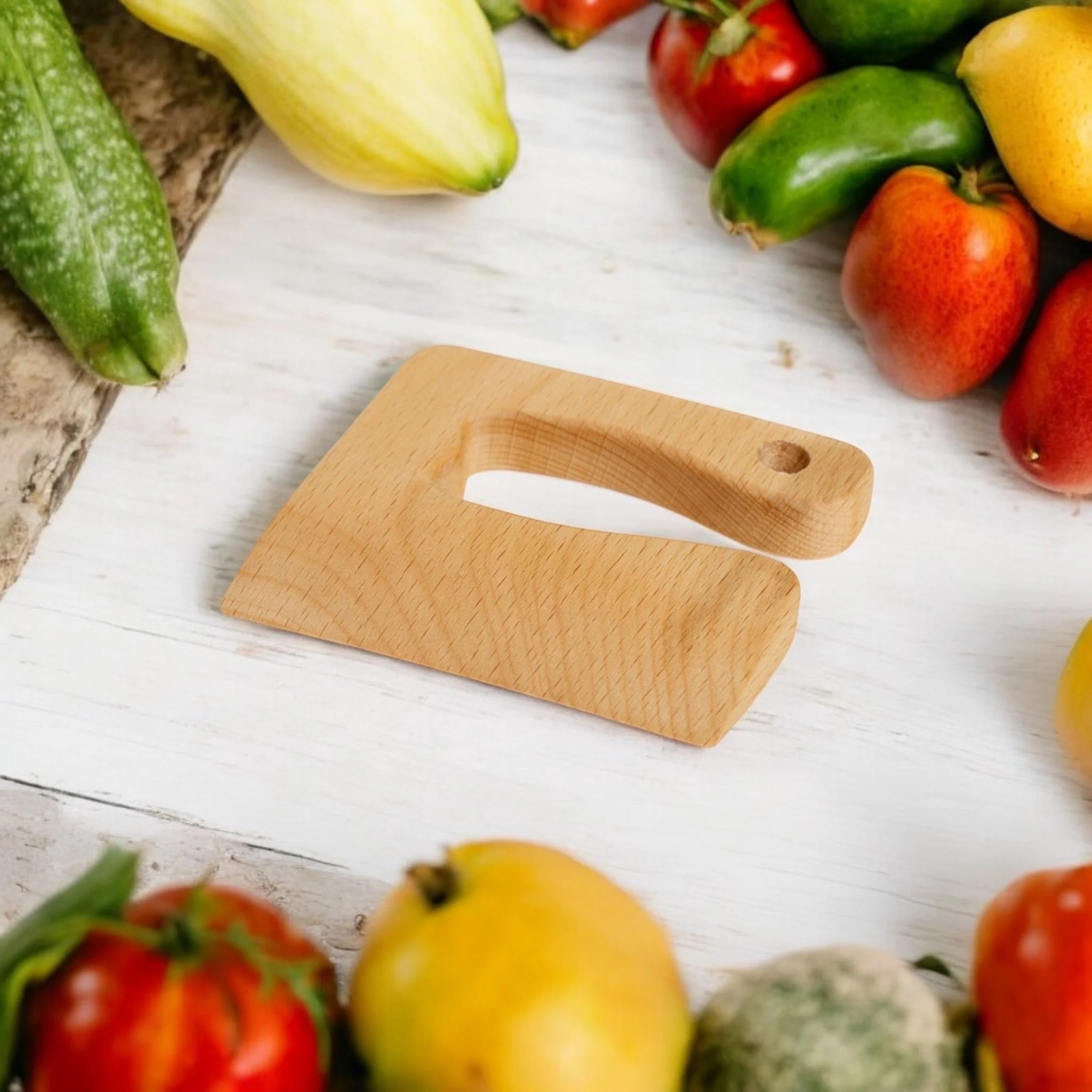 Premium Material Wooden Dough Cutter Knife High-Performance