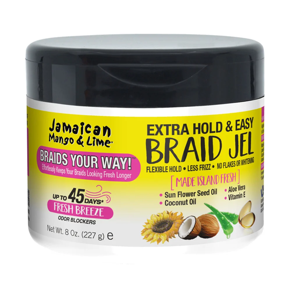Comfortable Jamaican Mango and Lime Extra Hold and Easy Braid Jel 8 Oz Trendy