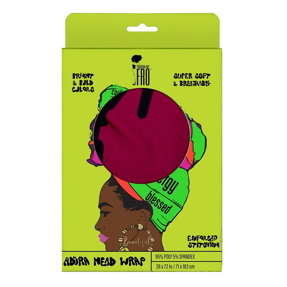 Safe Pardon My Fro Adira Head Wrap Super Soft and Breathable 1Ea Natural