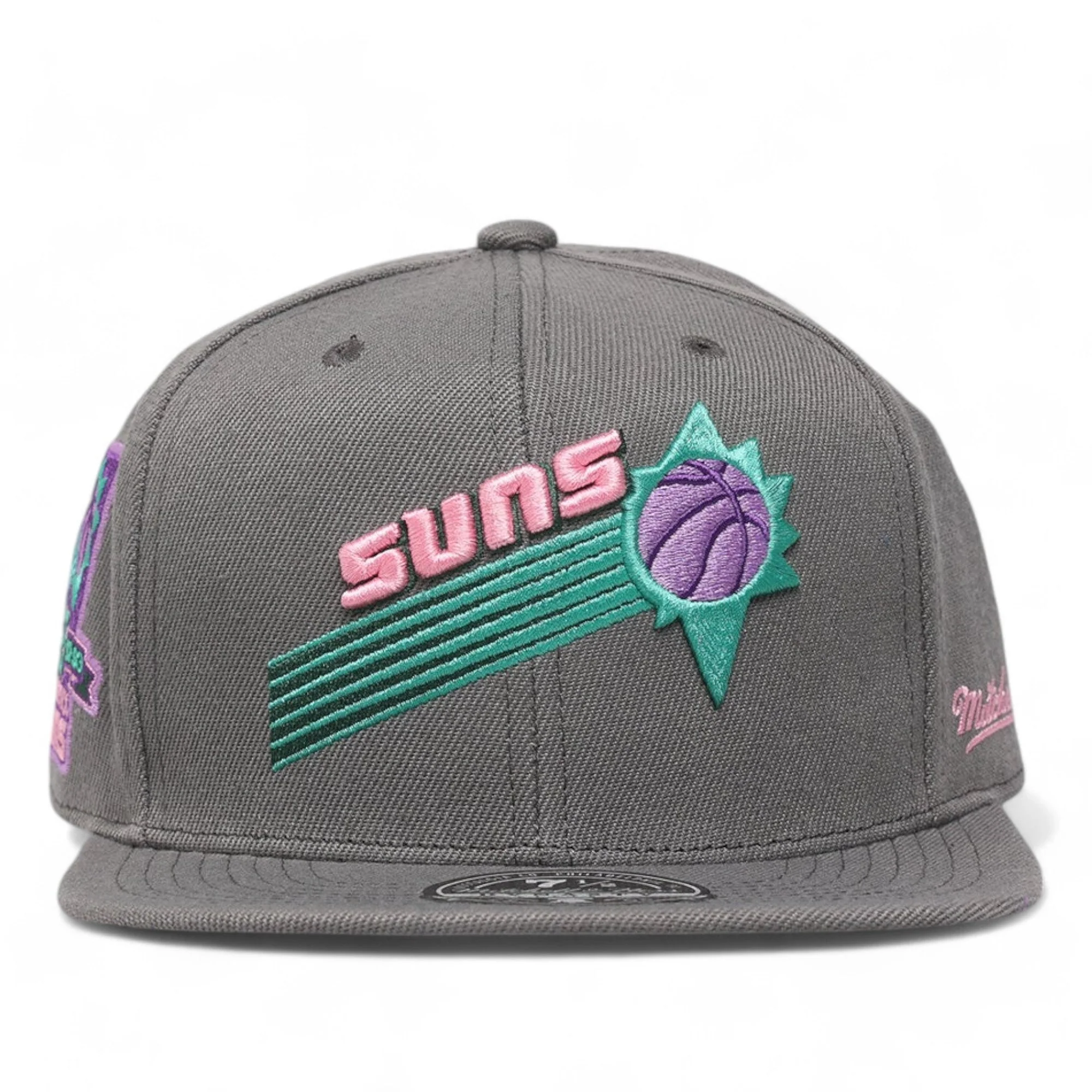 Breathable Mitchell Ness Men's NBA From Dusk Fitted Hwc Suns Fitted Caps Expertly Made