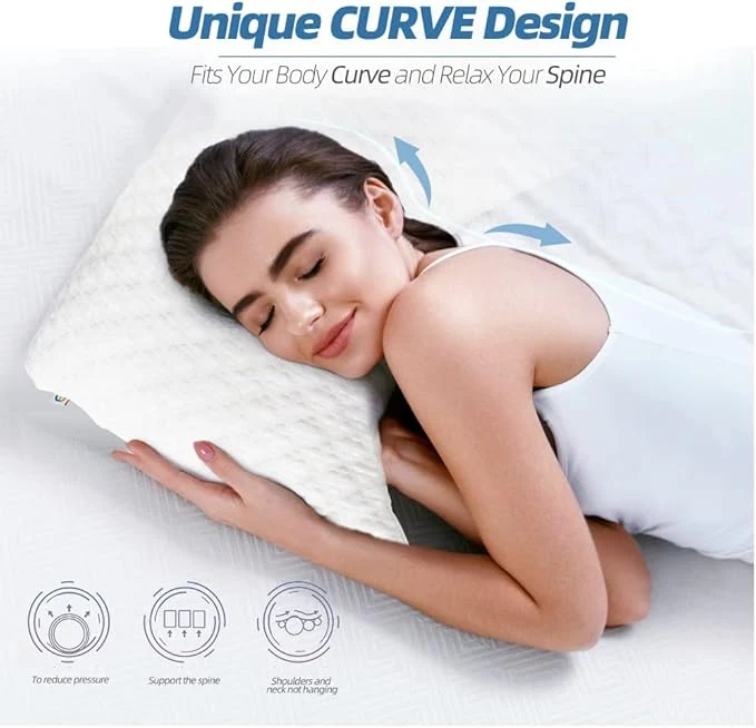 High-Grade Adjustable Memory Foam King Size Pillow Modern