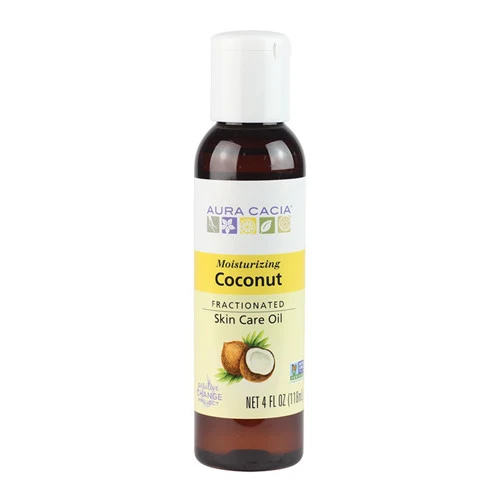 Versatile Aura Cacia Coconut Fractionated Skin Care Oil 4 Oz World-Class
