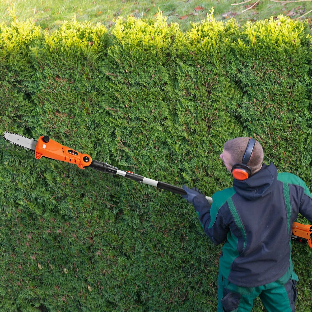Environmentally Friendly Electric Cordless Battery Powered Extendable Pole Saw Reusable