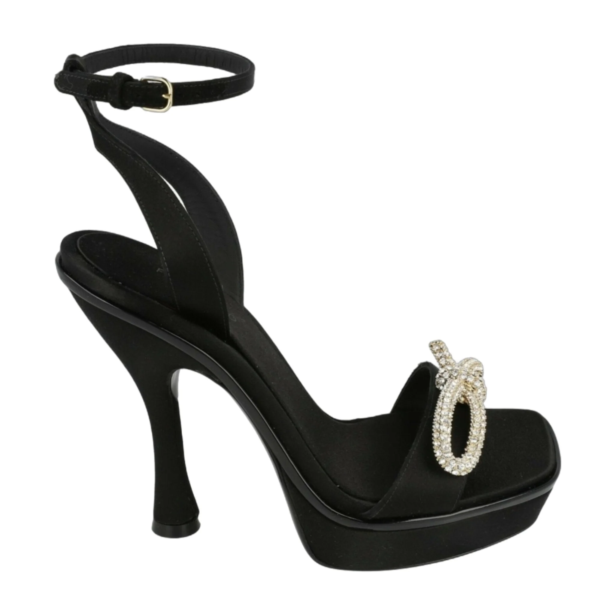 Responsible Ferragamo Satin Allison X5 Sandals Excellent