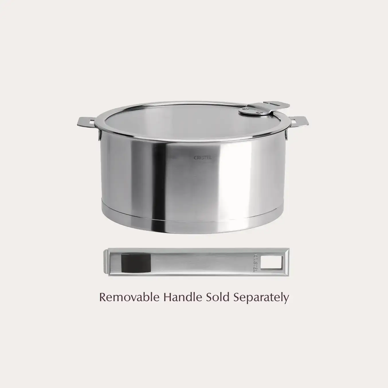 Refined Saucepan with Lid Long-Lasting