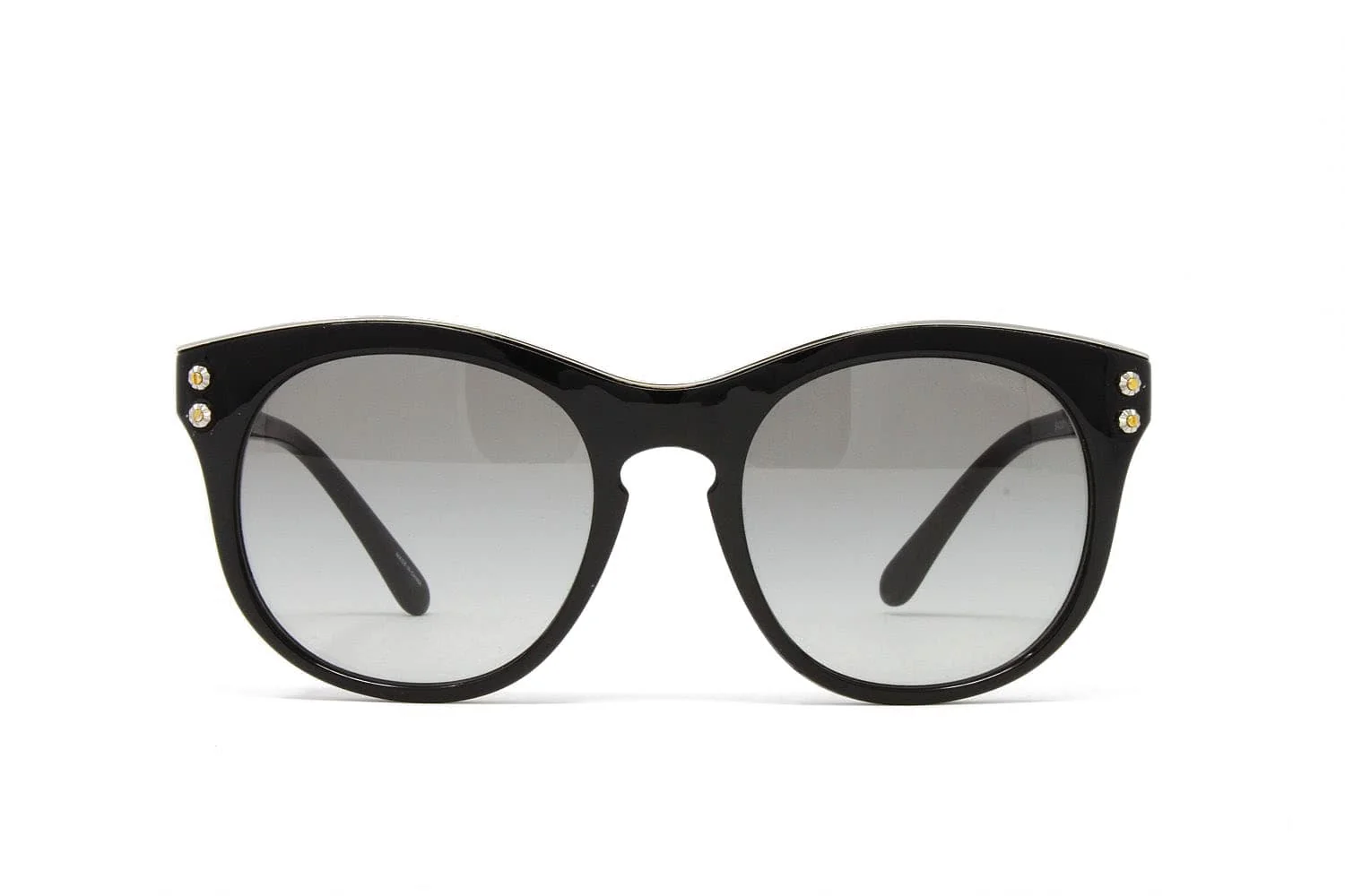 Top-Quality Coach Black Sig C Round Sunglasses Soft