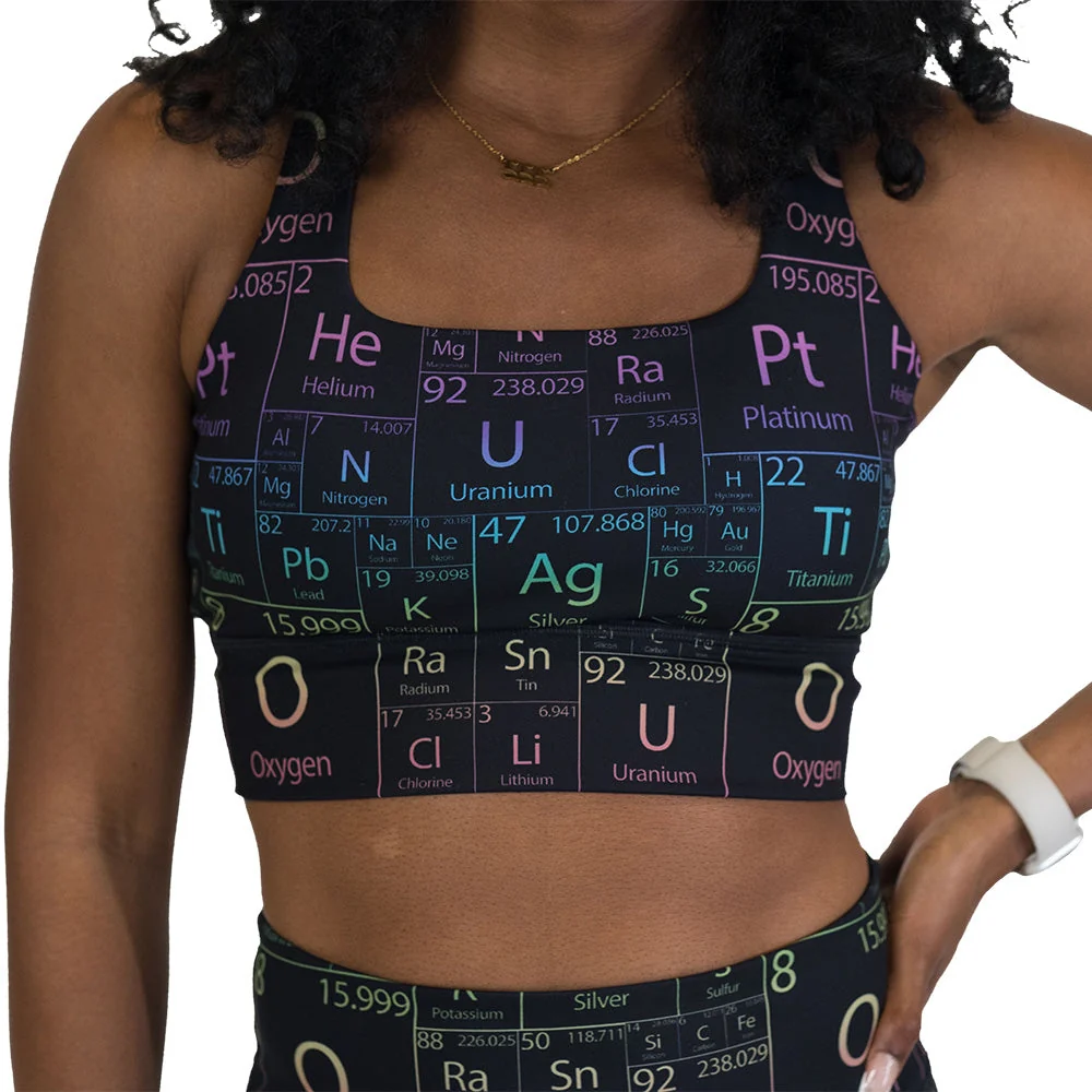 Carefully Designed Constantly Varied Gear Longline Bra - In My Element Detailed