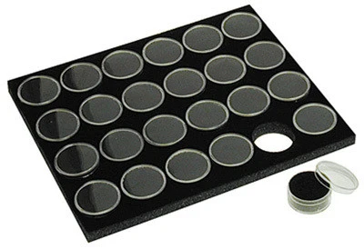 Genuine Round Bead Gem Rock Storage Holder Display Containers Rack Holding Organizer Functional