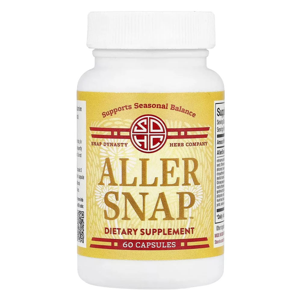 Advanced Snap Dynasty Aller Snap Capsules for Seasonal Allergy and Healthy Histamine Response Support 60Ea Smart