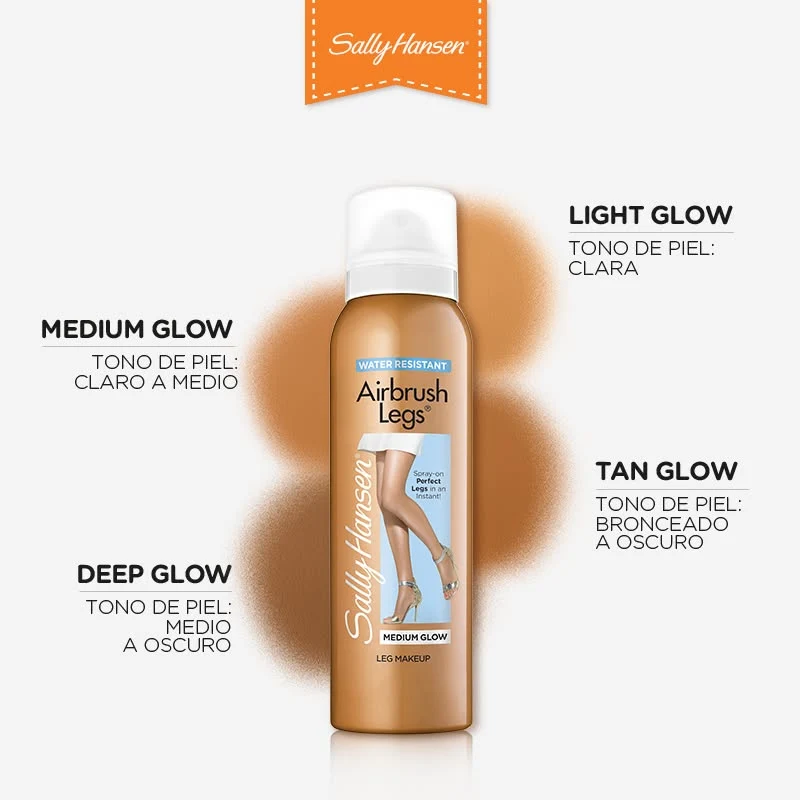 Original Design SALLY HANSEN AIRBRUSH LEG SPRAY TAN GLOW Enhanced