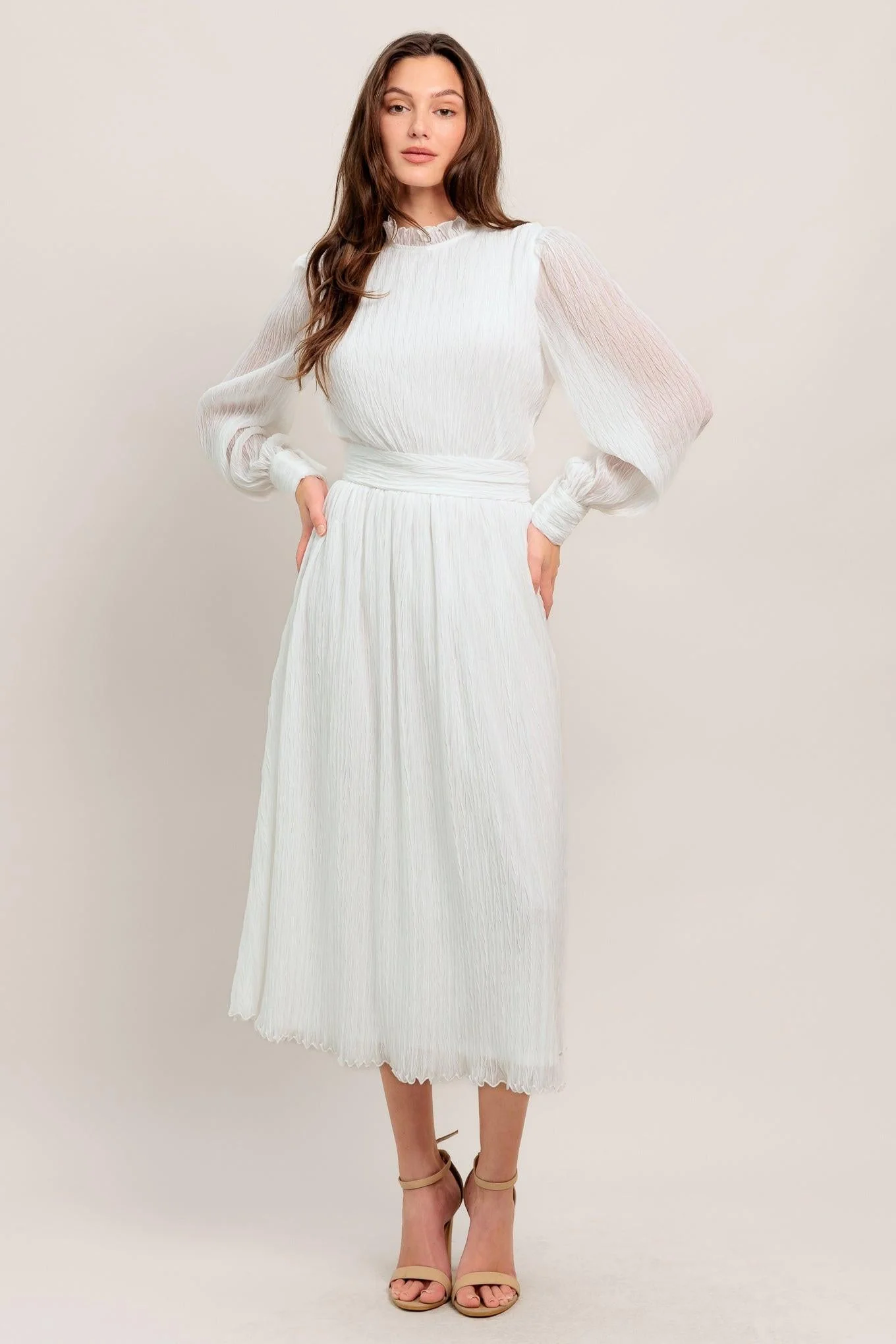 Trendy Waiting Woven Midi Dress User-Friendly